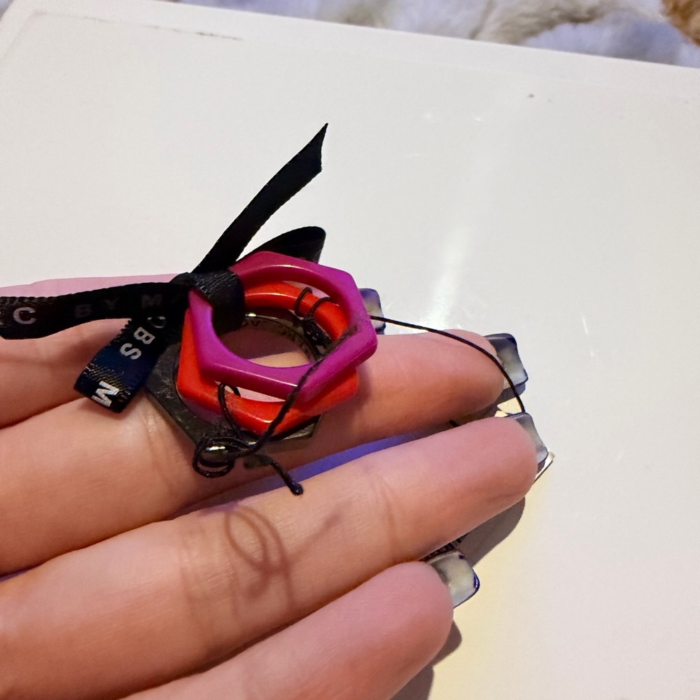 Marc By Marc Jacobs Multicolor Stackable Rings - Picture 2 of 4